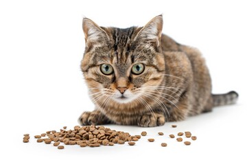 Happy Cat Meal Time in Studio