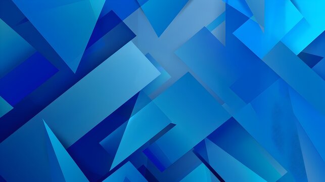 Sleek and Dynamic Abstract Blue Geometric Background Pattern with Sharp Angular Shapes