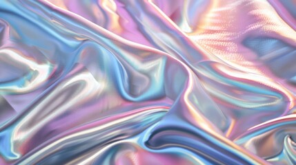 Obraz premium Close-up of shiny fabric texture