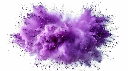 violet color explosion