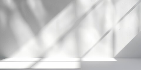  - Realistic window shadow overlay with transparent background., Isolated shadow overlay for professional design projects.