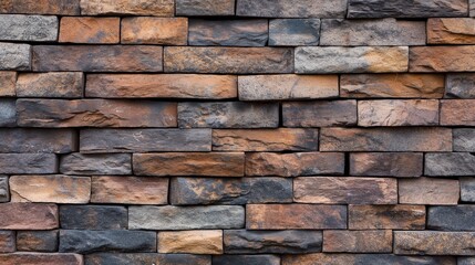 Brick wall background wallpaper featuring a rustic and textured surface, perfect for adding an urban or vintage aesthetic to any space.