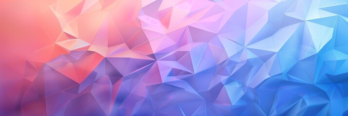 Obraz premium Geometric Low-Poly Banner Background