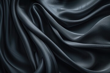 Fototapeta premium Black fabric texture