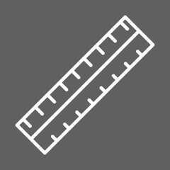 Fototapeta premium Ruler icon Design