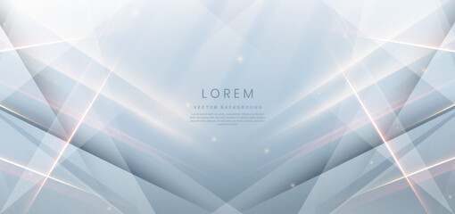 Luxury gold lines background and lighting effect sparkle.