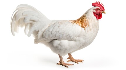 Fototapeta premium rooster isolated on white background