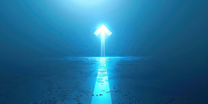 Curiosity (Light Blue): A simple, upward-pointing arrow indicating a desire to learn or explore