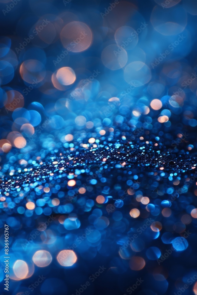 Wall mural abstract background with bokeh lights