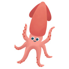 Squid illustration png