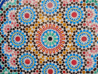 Wien, Austria - July 28, 2023: Detail from Moroccan Fountain