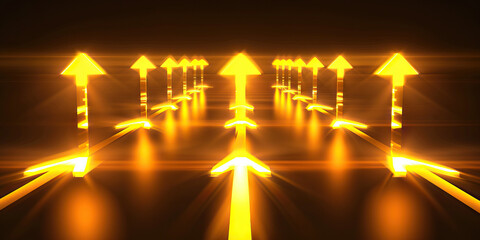 Euphoria (Bright Yellow): A series of upward-pointing arrows symbolizing extreme happiness or elation