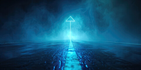 Yearning (Light Blue): A stretched, upward-pointing arrow representing a strong desire or longing