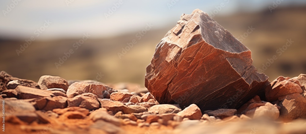 Aufkleber indistinct stone with a soft-focus, ideal for a copy space image.