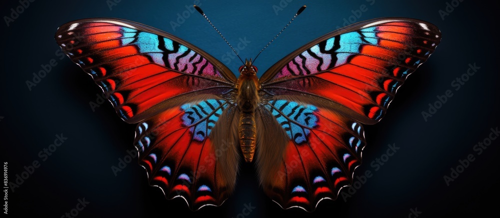 Poster this stunning macro shot captures a beautiful butterfly native to borneo, making it ideal as a wallp