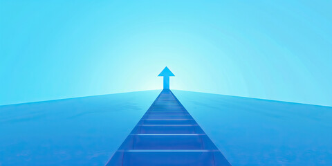 Yearning (Light Blue): A stretched, upward-pointing arrow representing a strong desire or longing