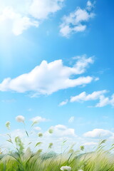 Obraz premium blue sky in summer