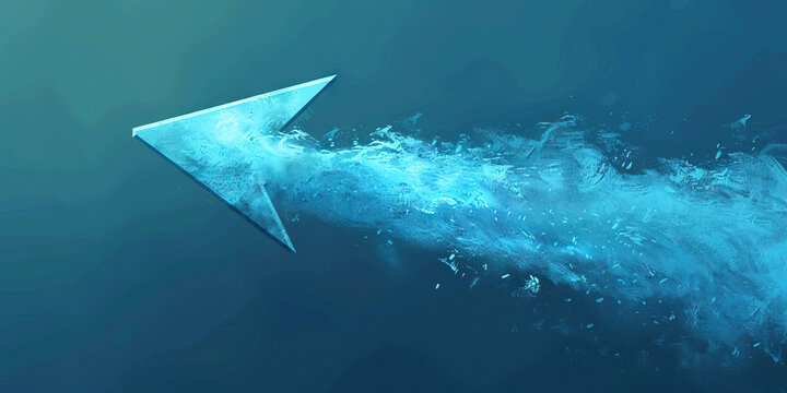 Yearning (Light Blue): A stretched, upward-pointing arrow representing a strong desire or longing.