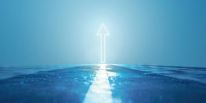Yearning (Light Blue): A stretched, upward-pointing arrow representing a strong desire or longing.