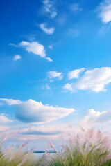 Obraz premium blue sky in summer