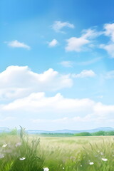 Fototapeta premium blue sky in summer