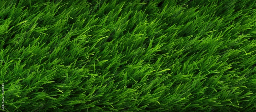 Poster seamless texture of lush green grass with copy space image.