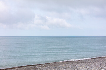 Fototapeta premium Sea water horizon during the day