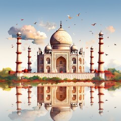 taj mahal agra country