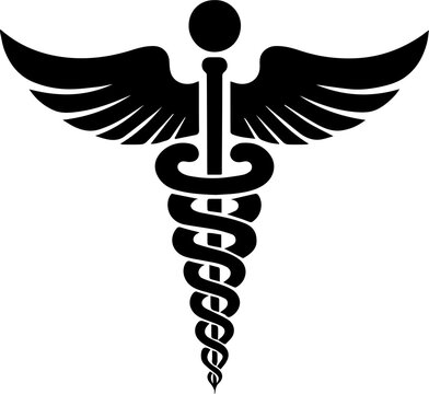 recommend clip art: caduceus medical symbol medical-health-logo-vector-art illustration medical icon Medicine & Healthcare