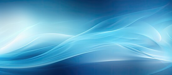 Abstract background creates an enchanting sensation with a mysterious blue blur, ideal for use as a copy space image.