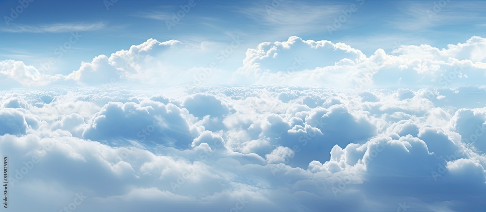 Poster sky filled with dense clouds creating a moody atmosphere, ideal for a copy space image.