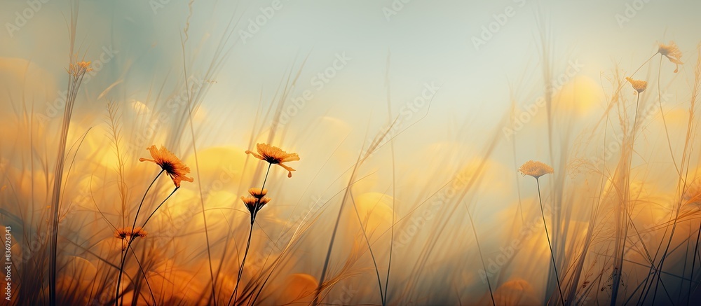 Poster Nature-themed abstract and background with copy space image available.