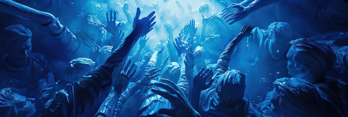 Democracy (Blue): Signifies the desire for democratic governance and political representation that often fuels revolutions and uprisings