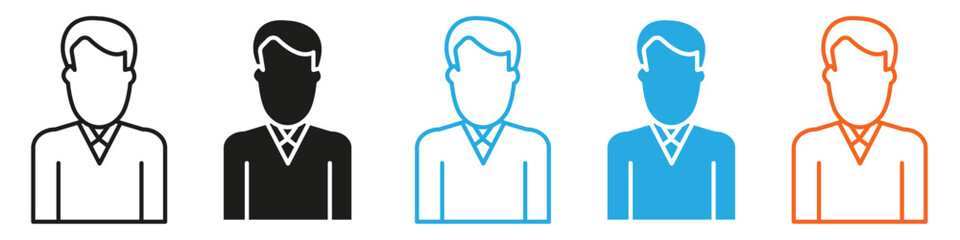 Manager icon illustrating leadership and business management, ideal for corporate training, HR departments, and organizational tools