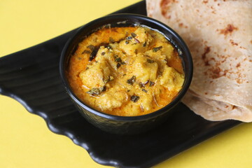 Gatta Curry or Gatte Ki Sabzi, Indian curry