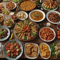 thai food in the market
