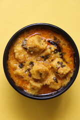 Gatta Curry or Gatte Ki Sabzi, Indian curry
