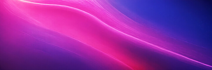 Abstract Fluid Wave in Pink and Blue Gradient