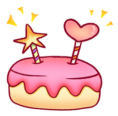 Delicious cakes and cupcakes, snacks for all ages, clipart