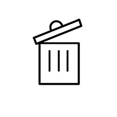 illustration of a rubbish bin