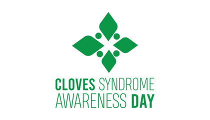 Cloves Syndrome Awareness Day is observed every year on August.banner design template Vector illustration background design.