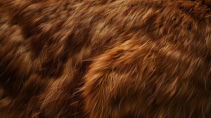 Fototapeta premium Brown fur background texture