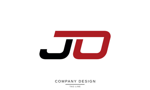 JO, OJ Abstract Letters Logo Monogram Design Font Icon Vector Initials