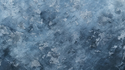 Fototapeta premium Close-up of an icy surface with intricate frost patterns, showcasing the cold and textured appearance of ice.
