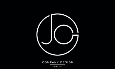 JO, OJ Abstract Letters Logo Monogram Design Font Icon Vector Initials