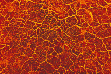 Lava ground background, Global warming.