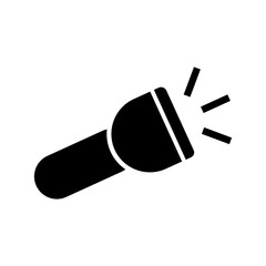 Flashlight icon flat design,vector illustration