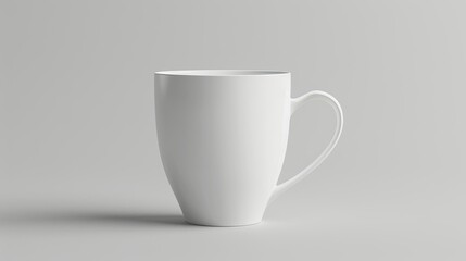 Obraz premium White ceramic mug mockup