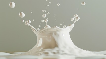 Milk splash background