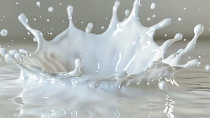 Milk splash background